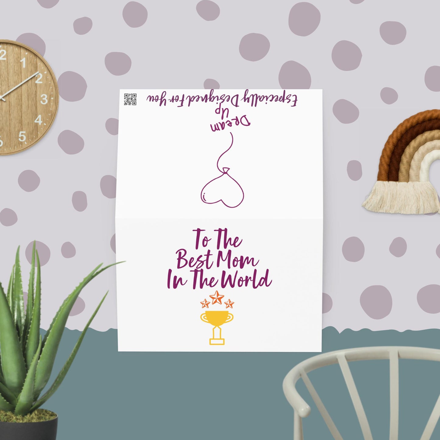 Greeting card To The Best Mum