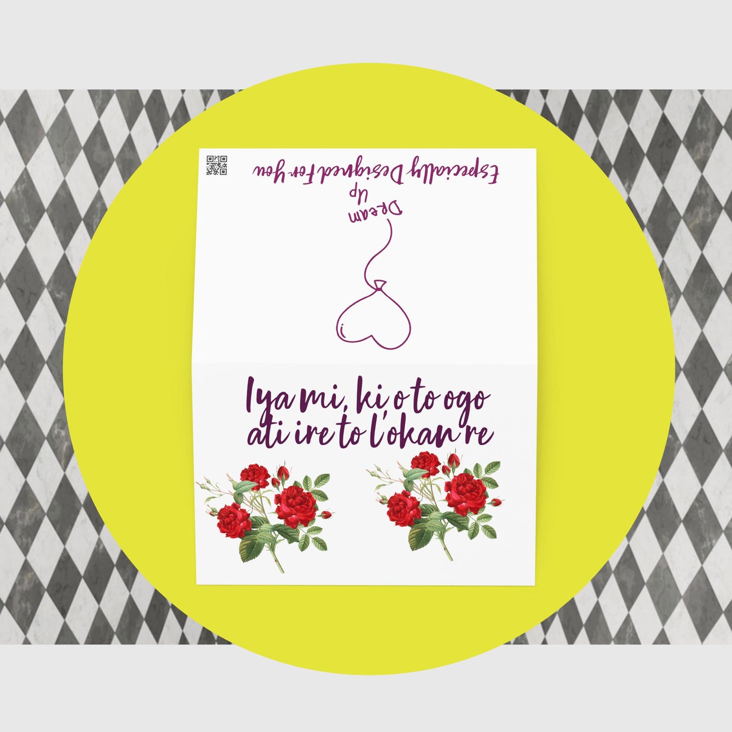 Greeting card Nigerian Lya Ki