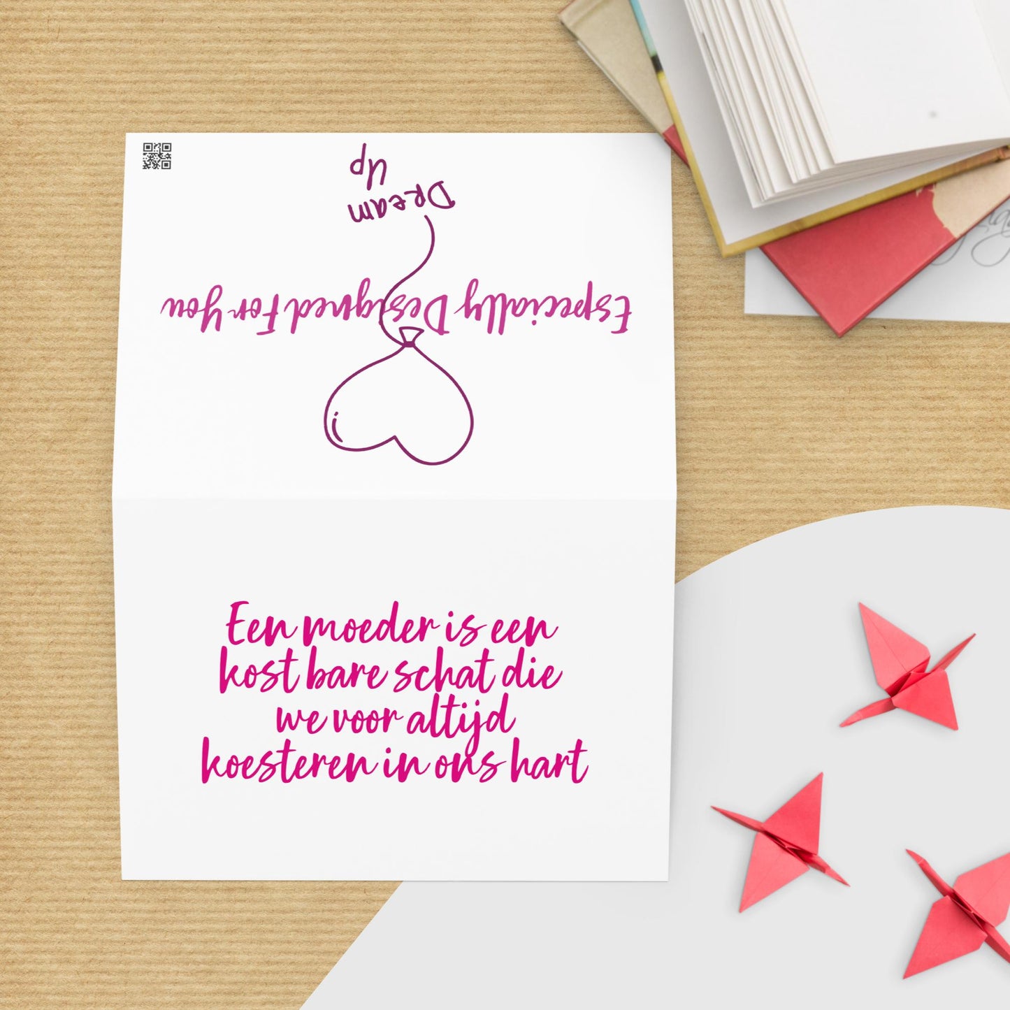 Greeting card Dutch Eee moedder