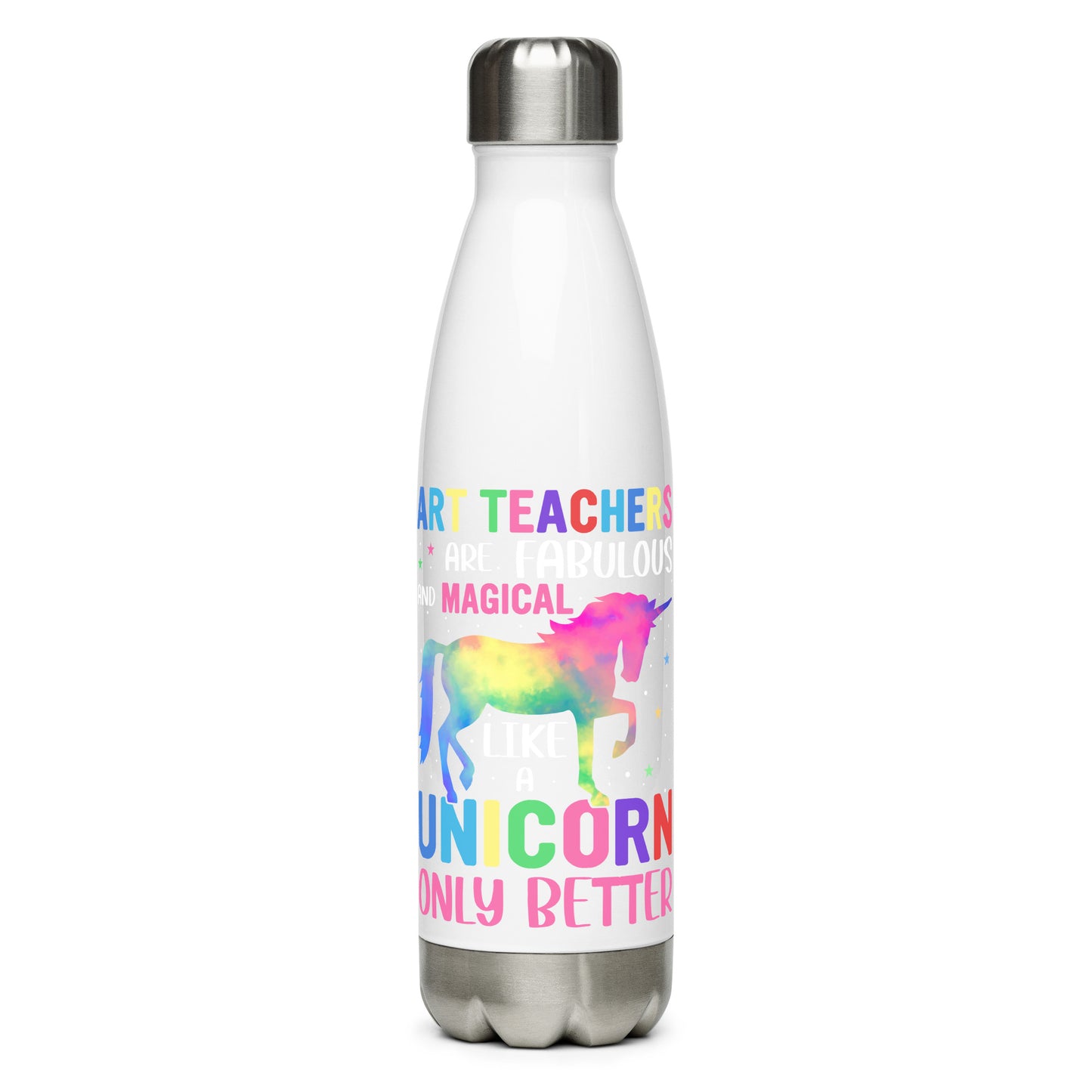 Stainless steel water bottle unicorn
