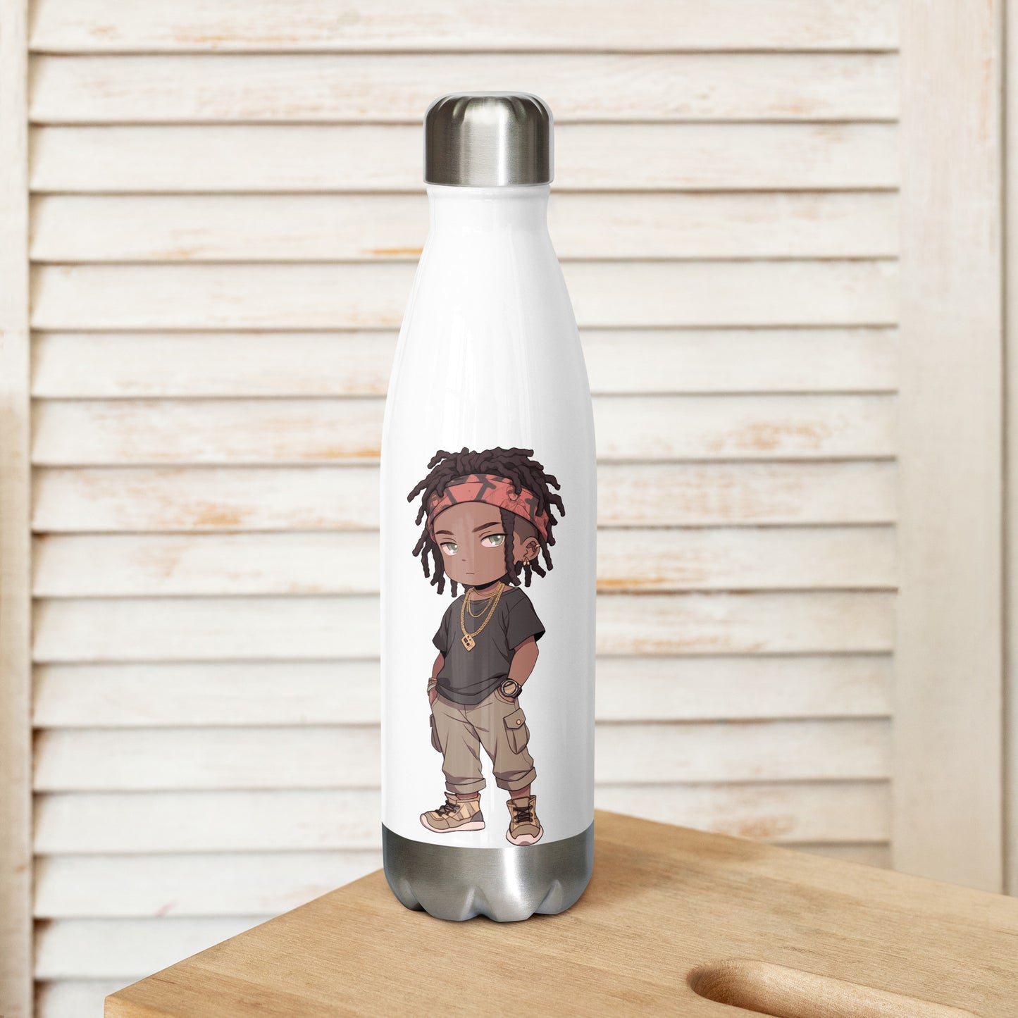 Stainless steel water bottle