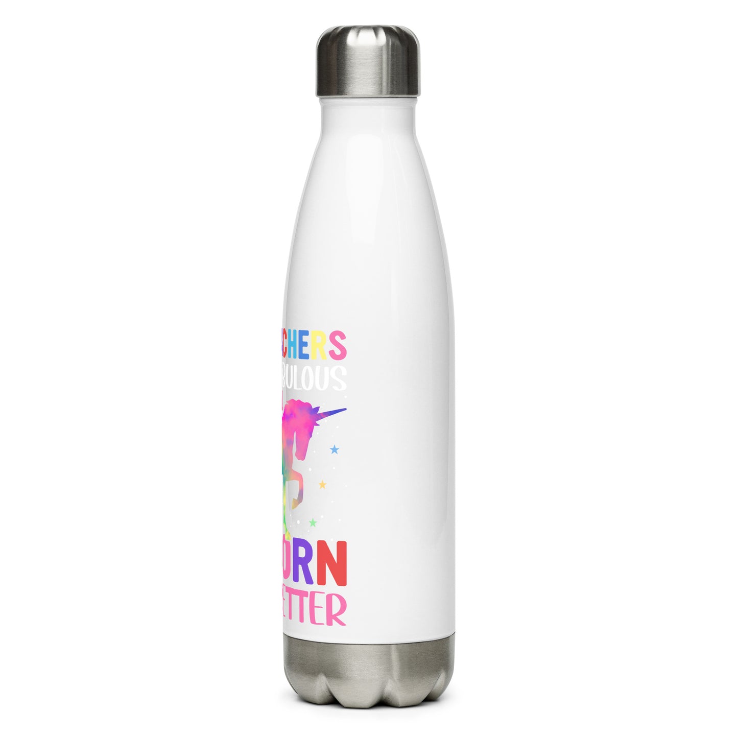 Stainless steel water bottle unicorn
