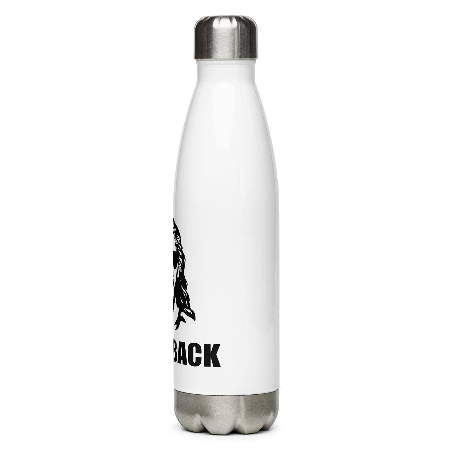 Stainless steel water bottle I Be Back