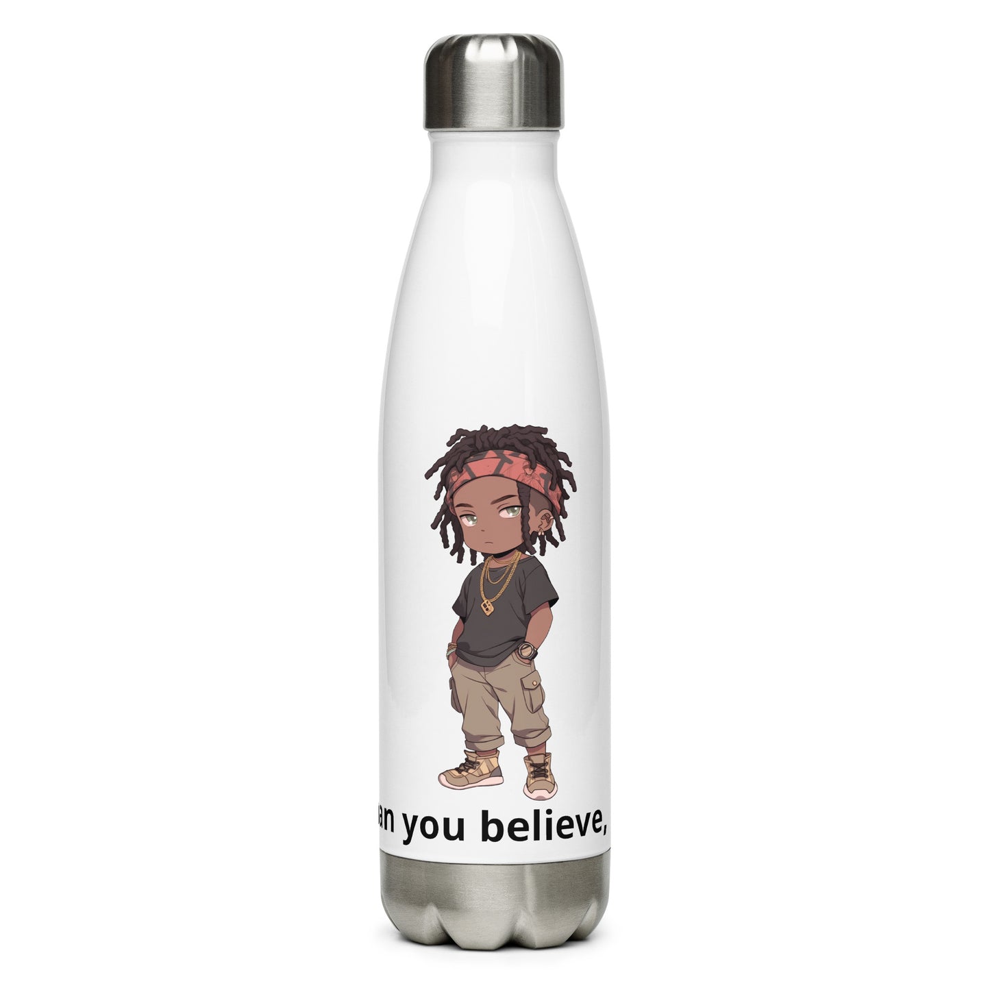 Stainless steel water bottle