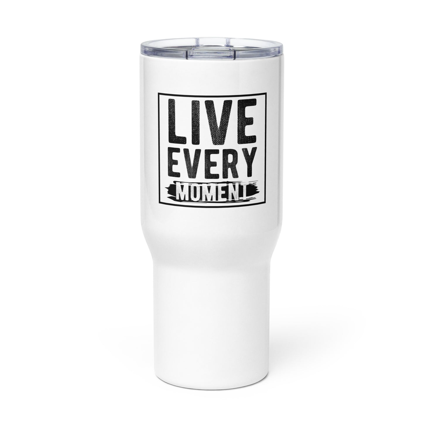 Travel mug with a handle live every