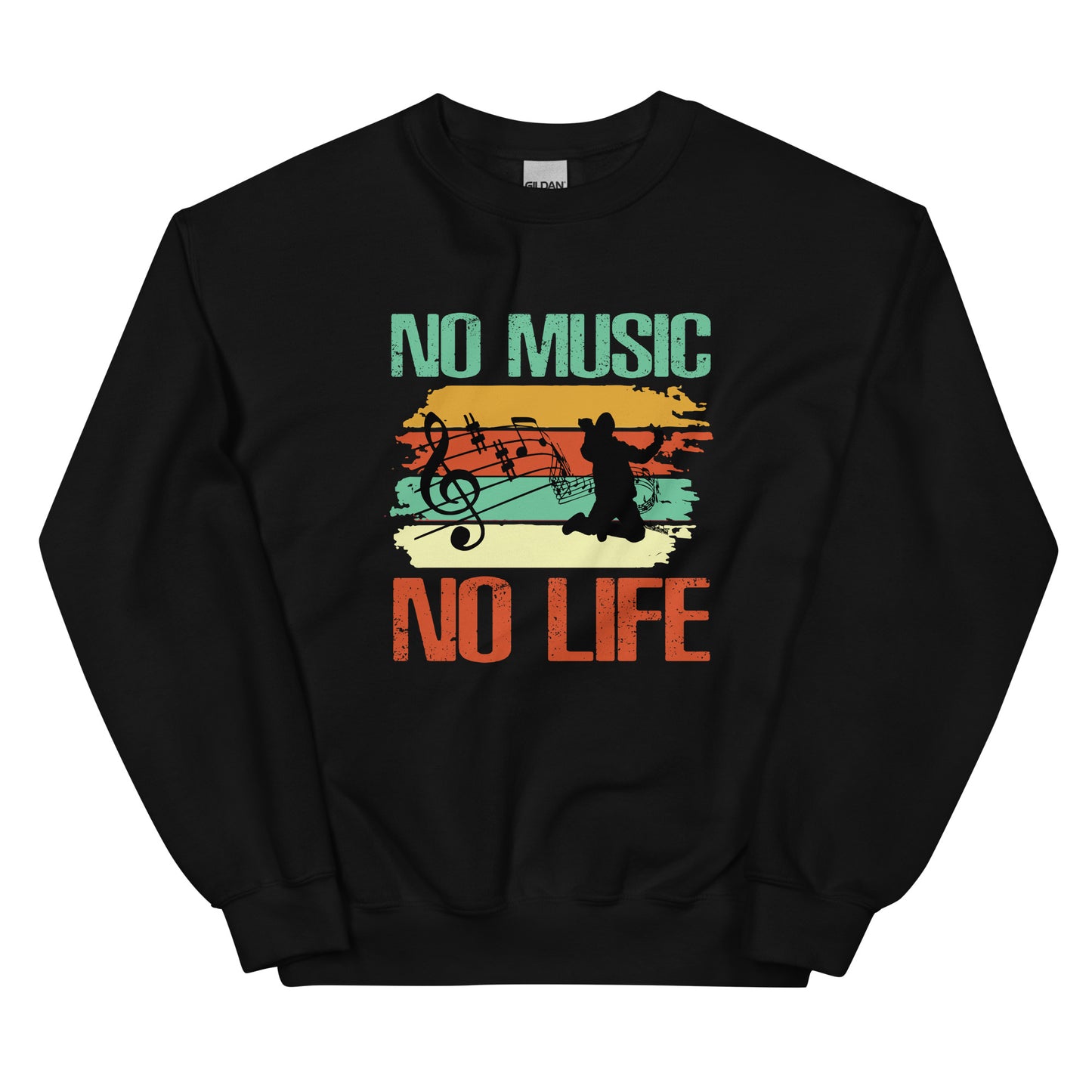 Unisex Sweatshirt No Music