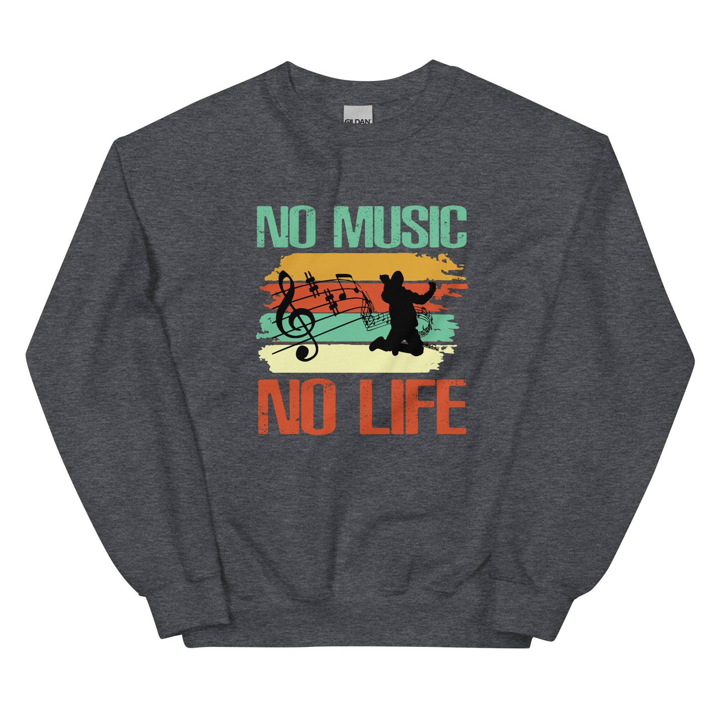 Unisex Sweatshirt No Music
