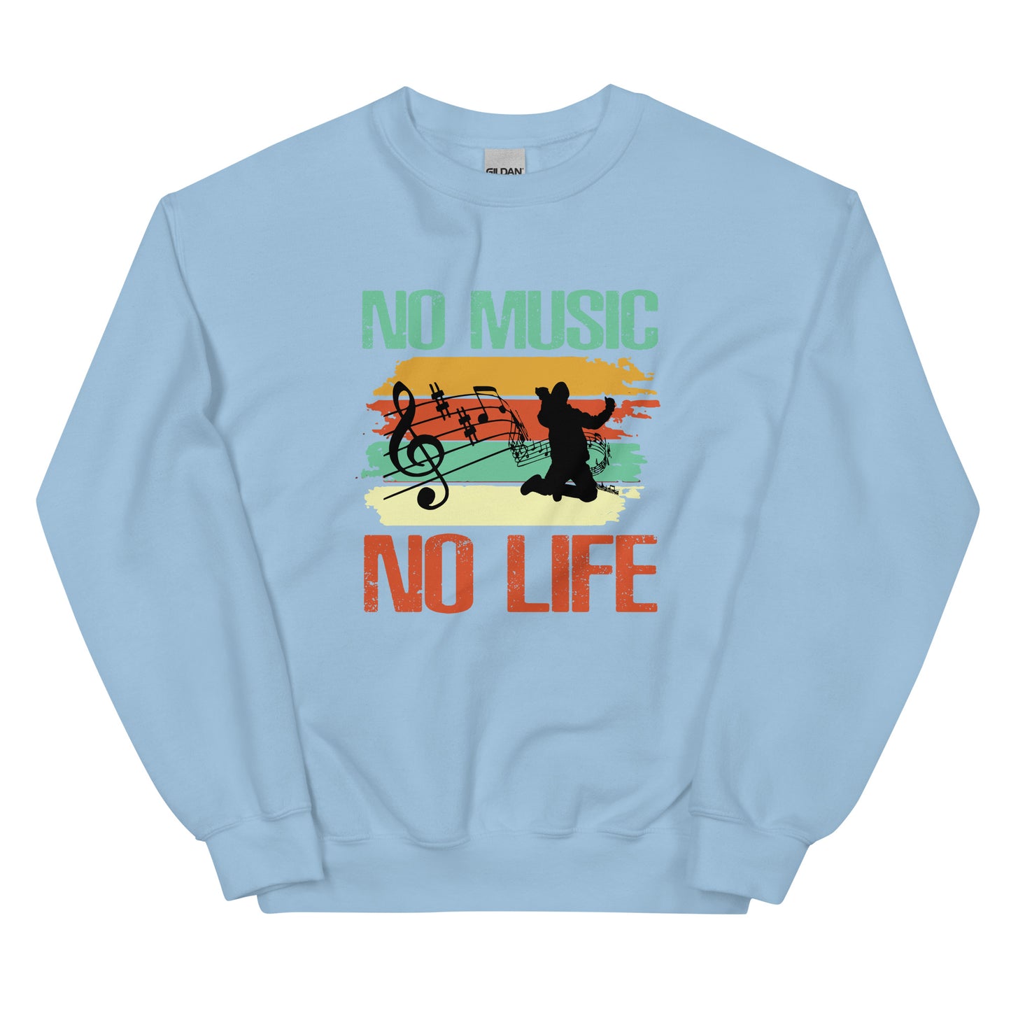 Unisex Sweatshirt No Music