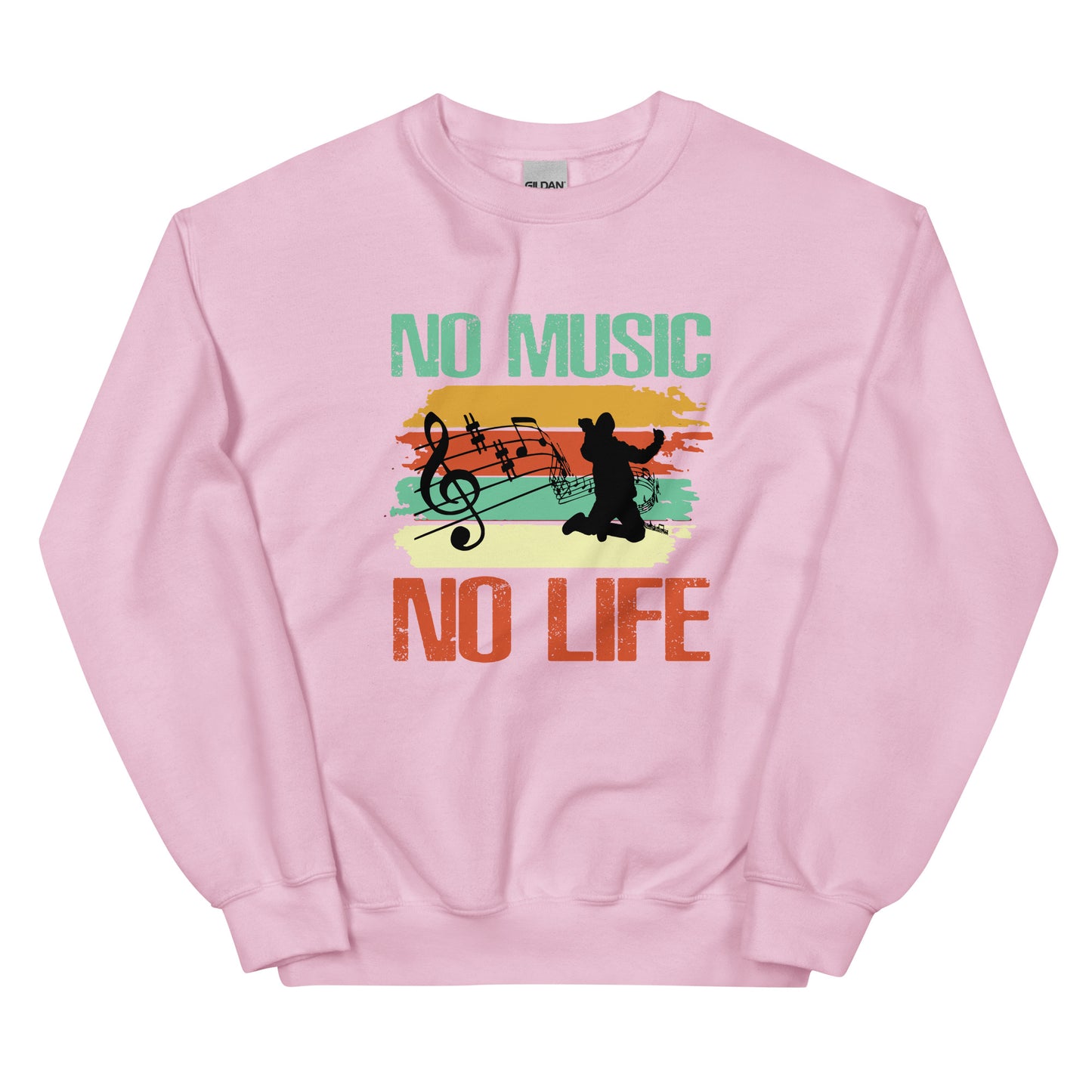 Unisex Sweatshirt No Music