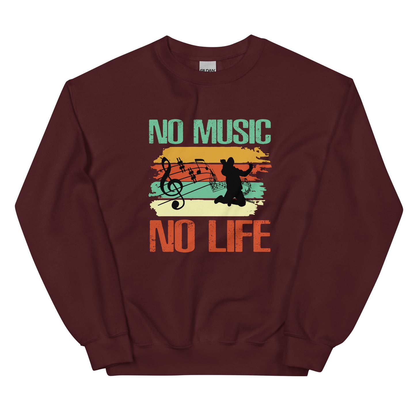 Unisex Sweatshirt No Music