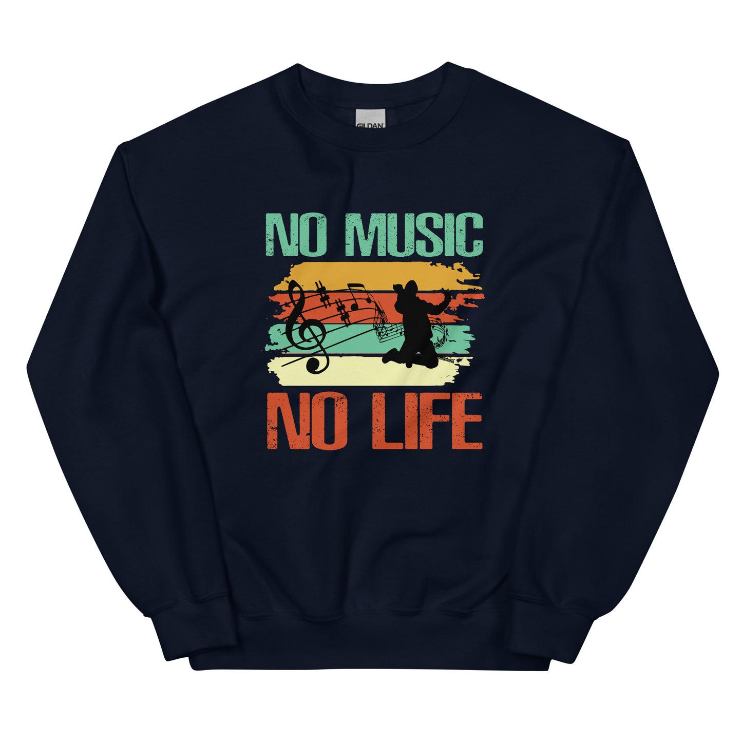 Unisex Sweatshirt No Music