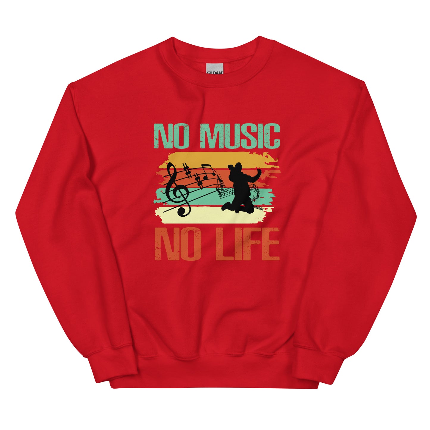 Unisex Sweatshirt No Music
