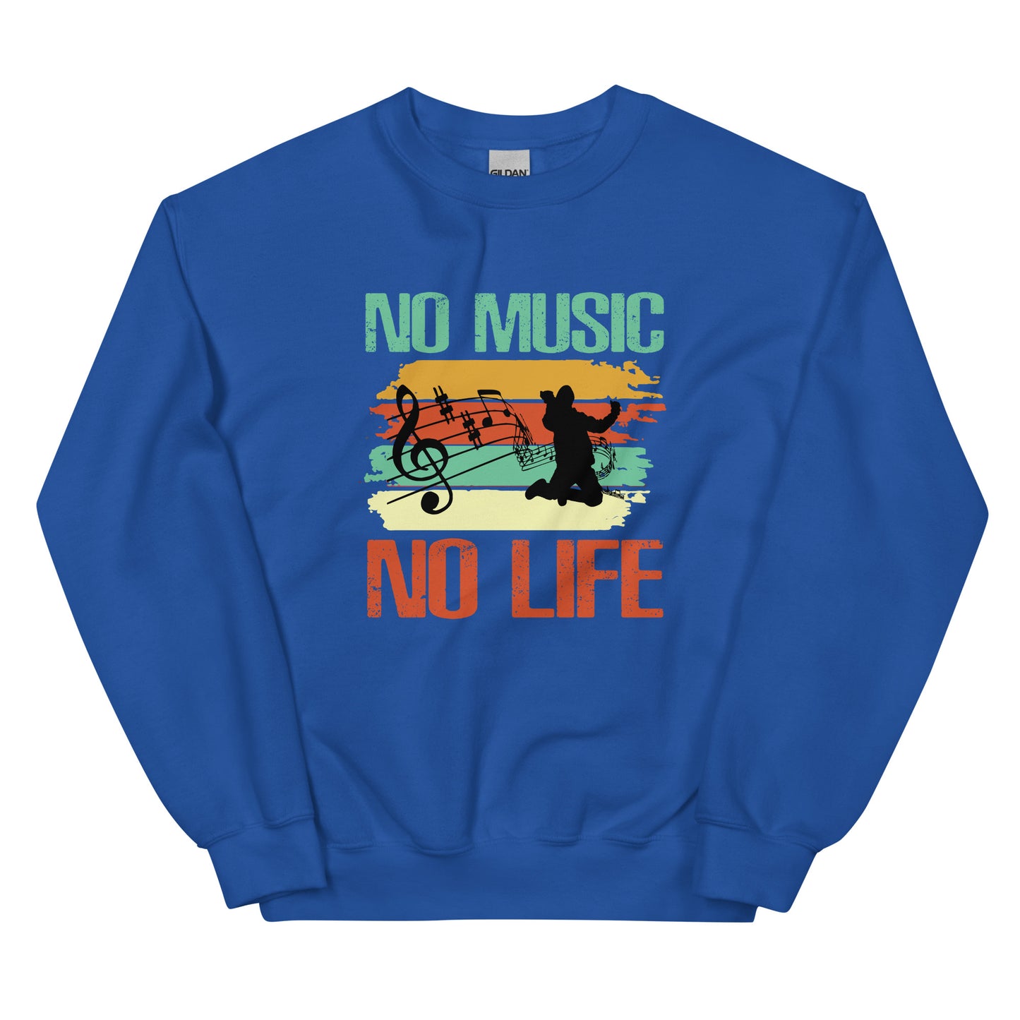 Unisex Sweatshirt No Music