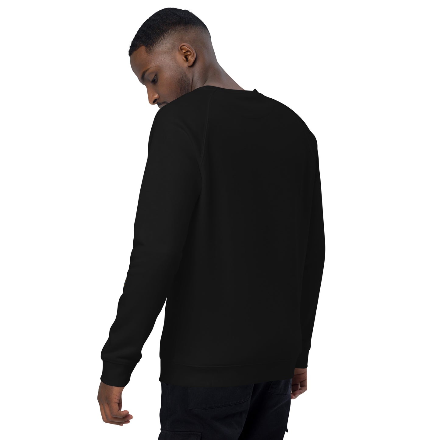 Unisex organic raglan sweatshirt Every Snack You Take