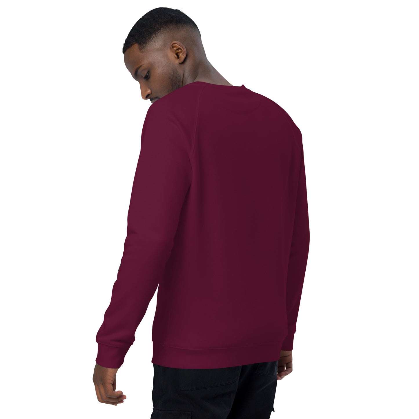 Unisex organic raglan sweatshirt Every Snack You Take