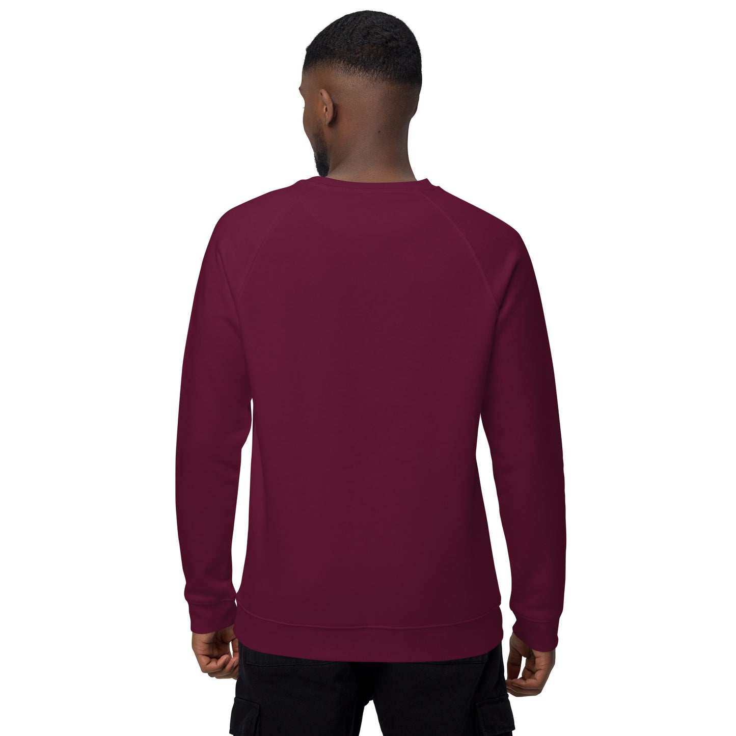 Unisex organic raglan sweatshirt Every Snack You Take