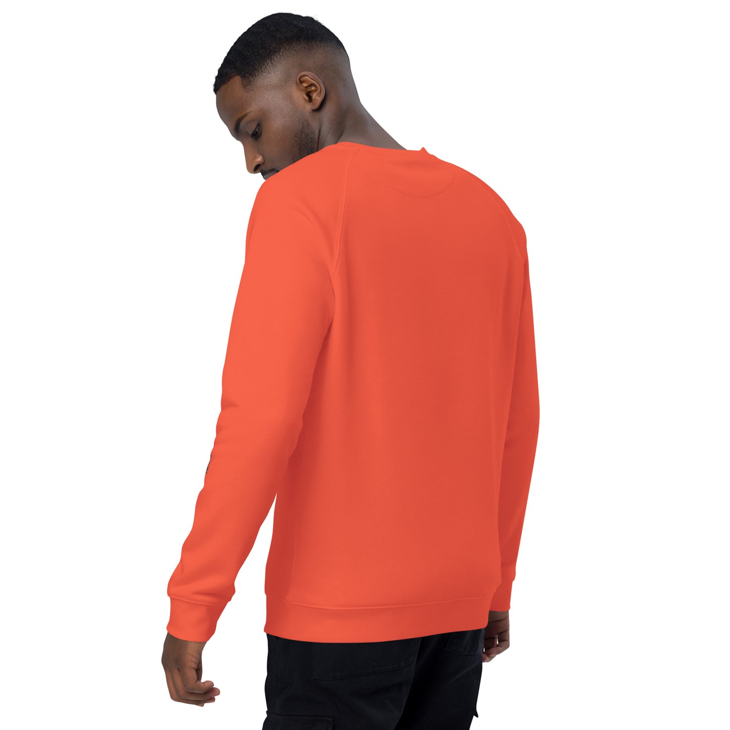 Unisex organic raglan sweatshirt Every Snack You Take