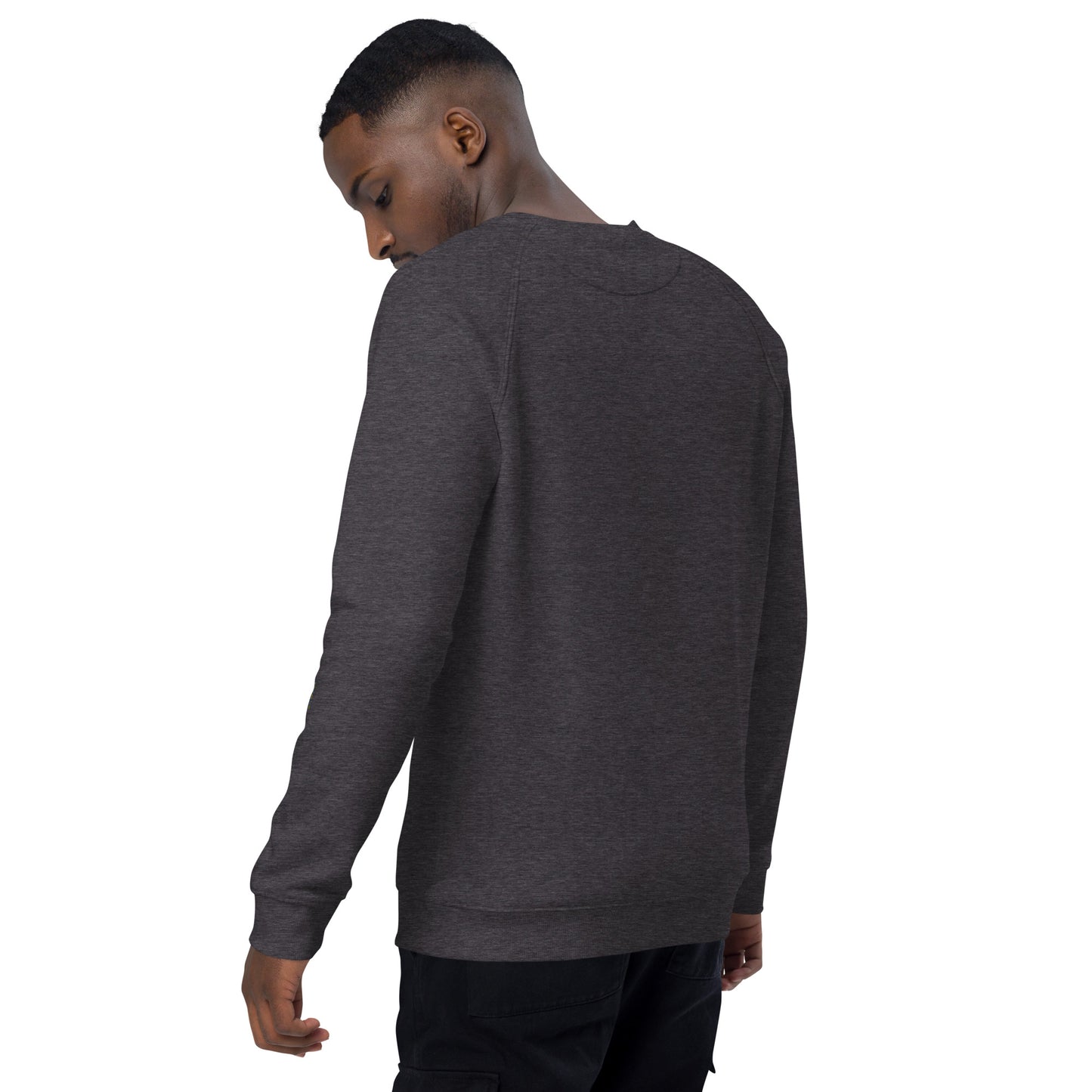 Unisex organic raglan sweatshirt Every Snack You Take