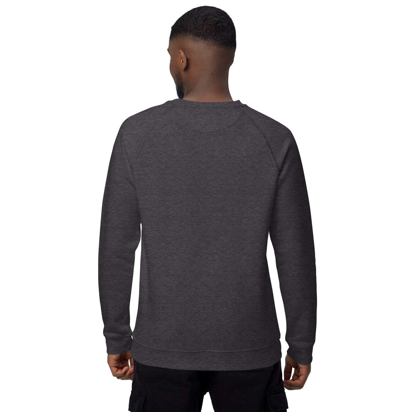 Unisex organic raglan sweatshirt Every Snack You Take