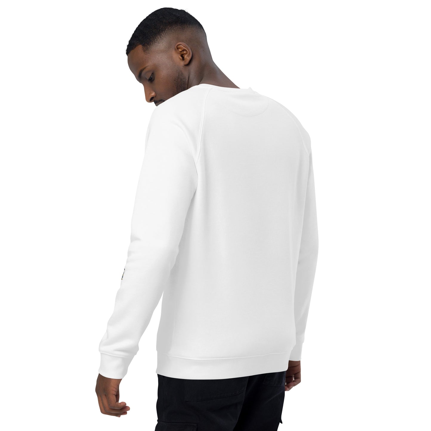 Unisex organic raglan sweatshirt Every Snack You Take