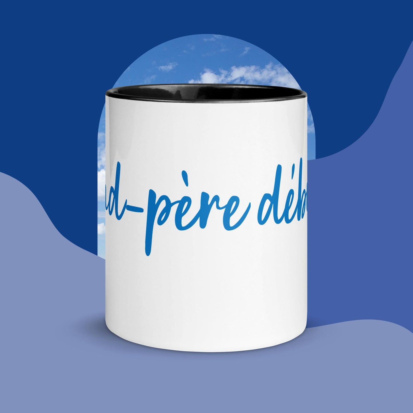Mug with Color Inside Grand-père débutant