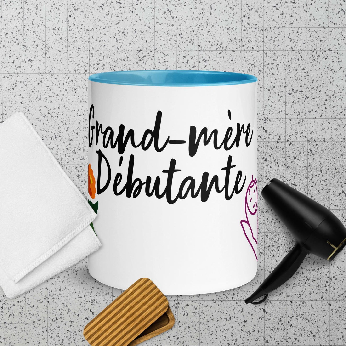 Mug with Color Inside Grand-mère Débutante
