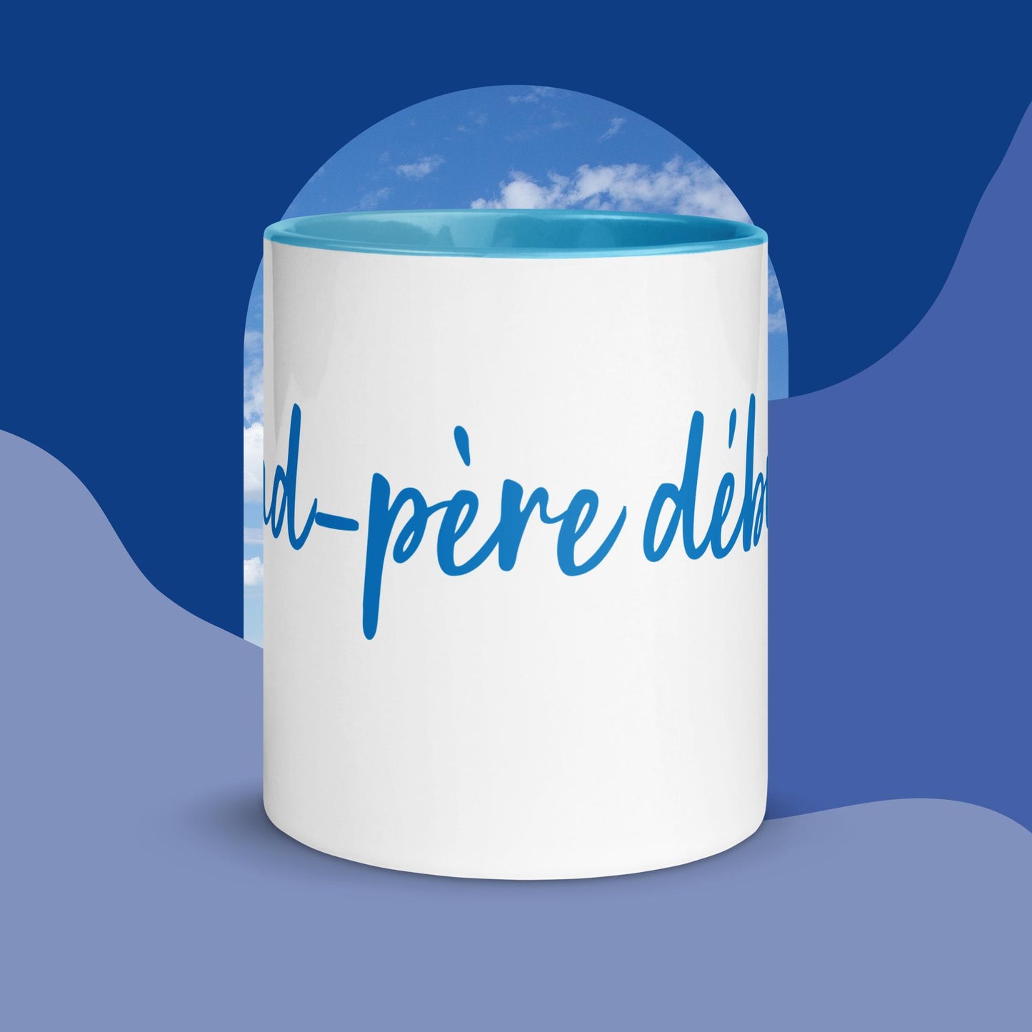 Mug with Color Inside Grand-père débutant