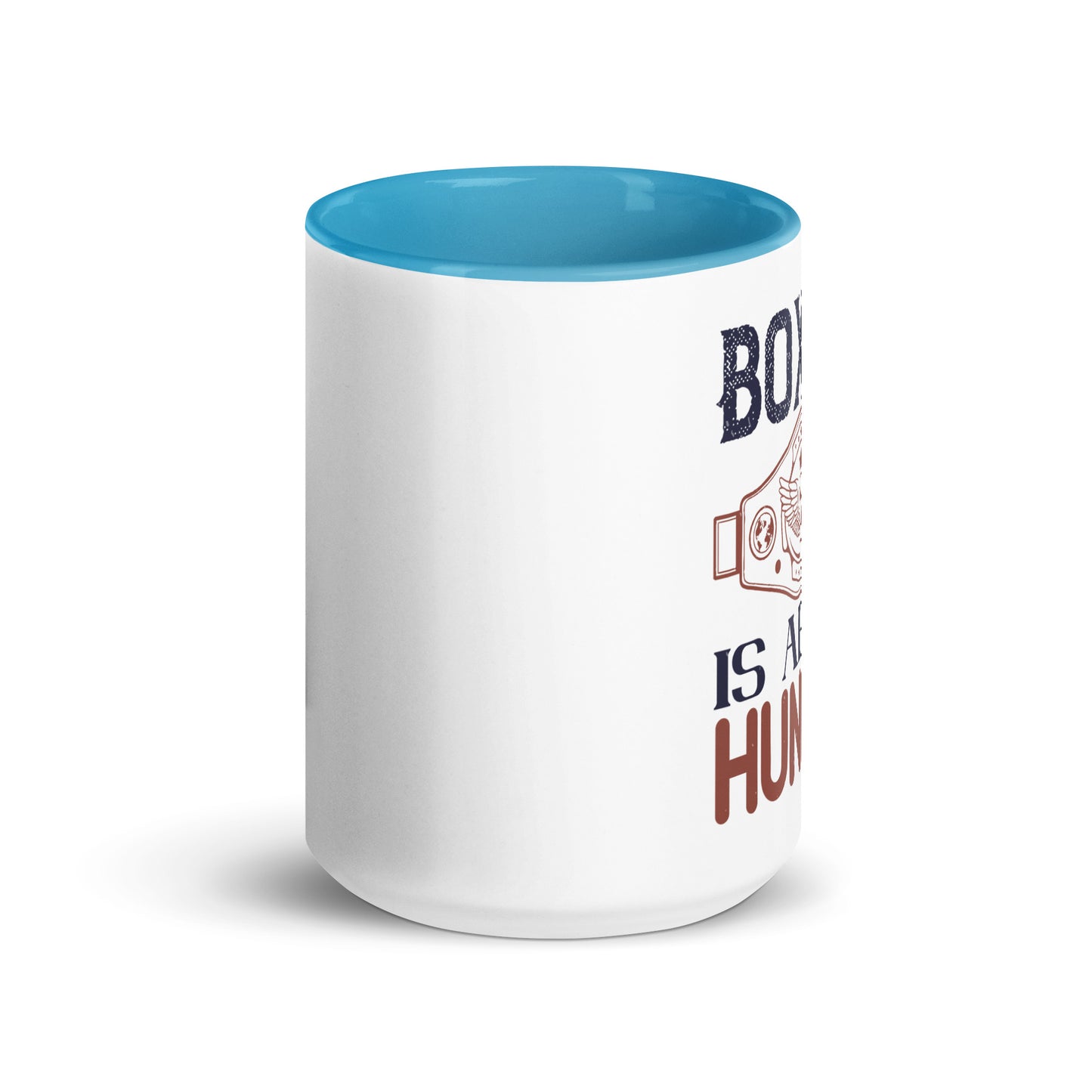 Boxing is about Hunger Mug with Colour Inside