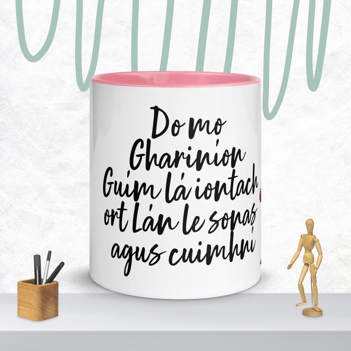 Mug with Color Inside Do mo Ghariníon