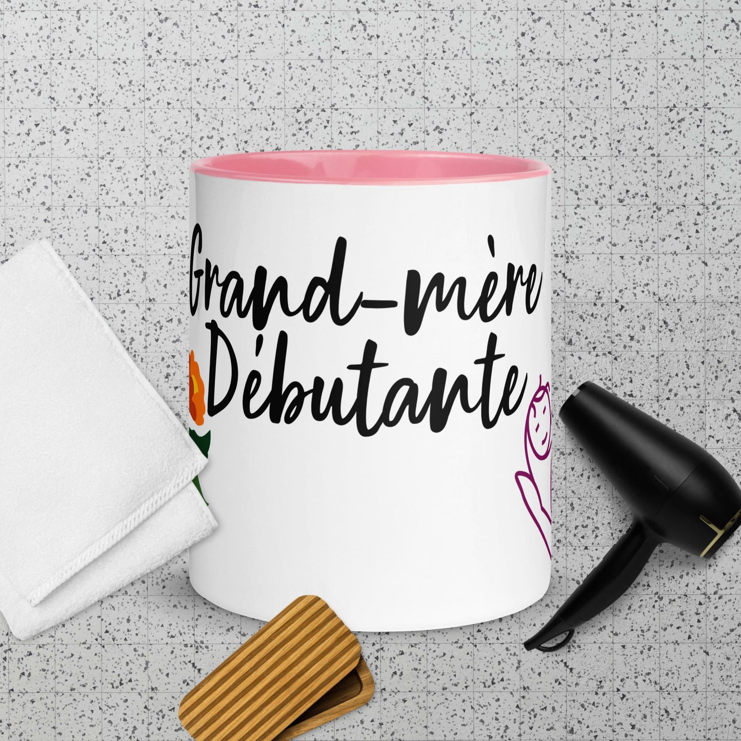 Mug with Color Inside Grand-mère Débutante
