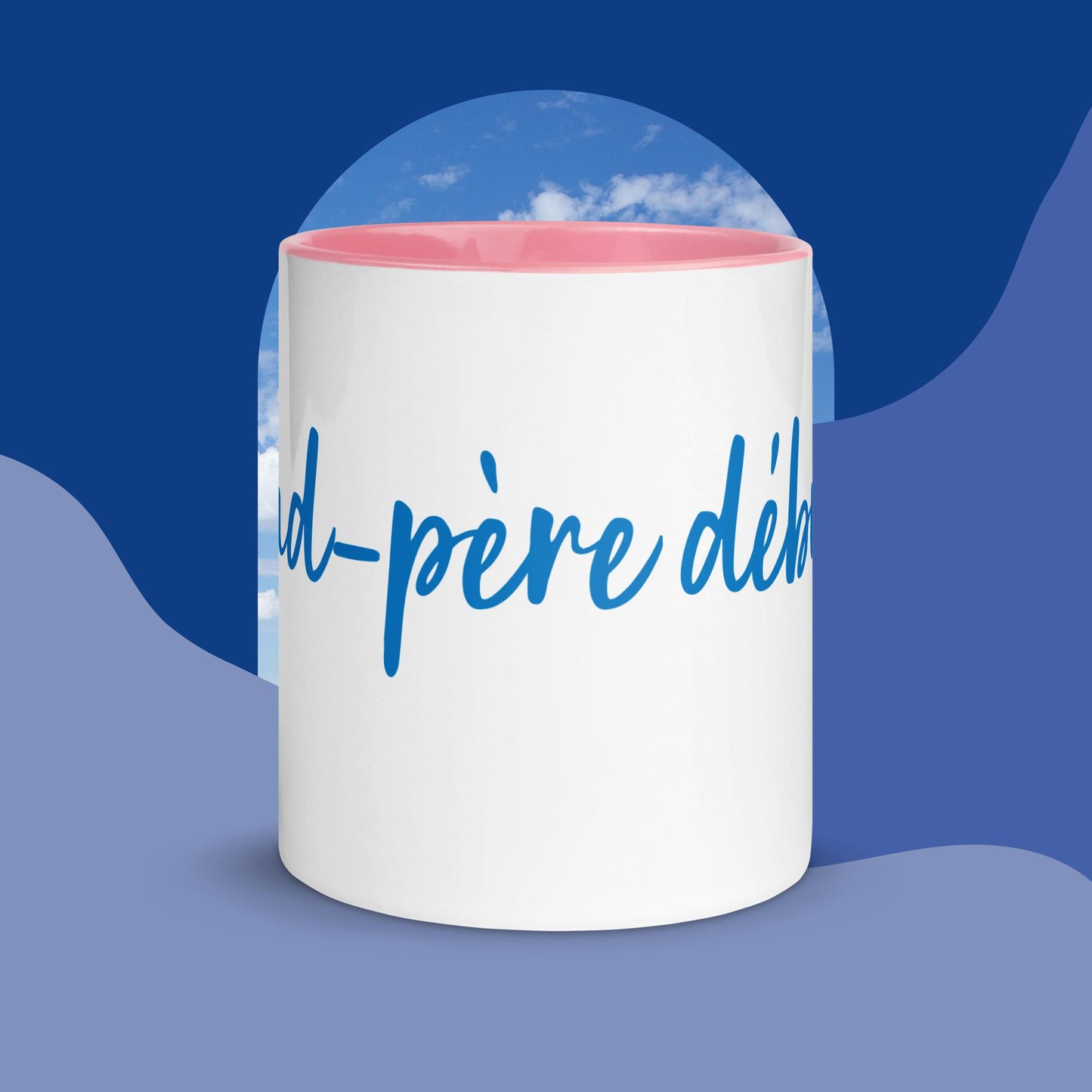 Mug with Color Inside Grand-père débutant