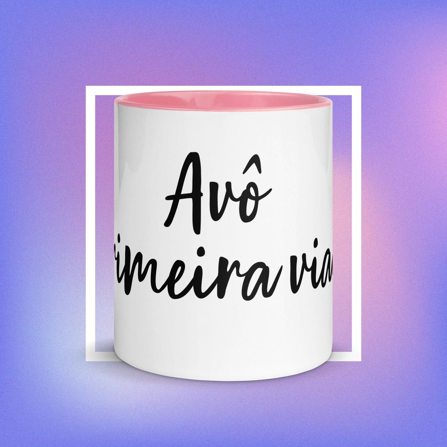 Mug with Color Avô de primeira viagem