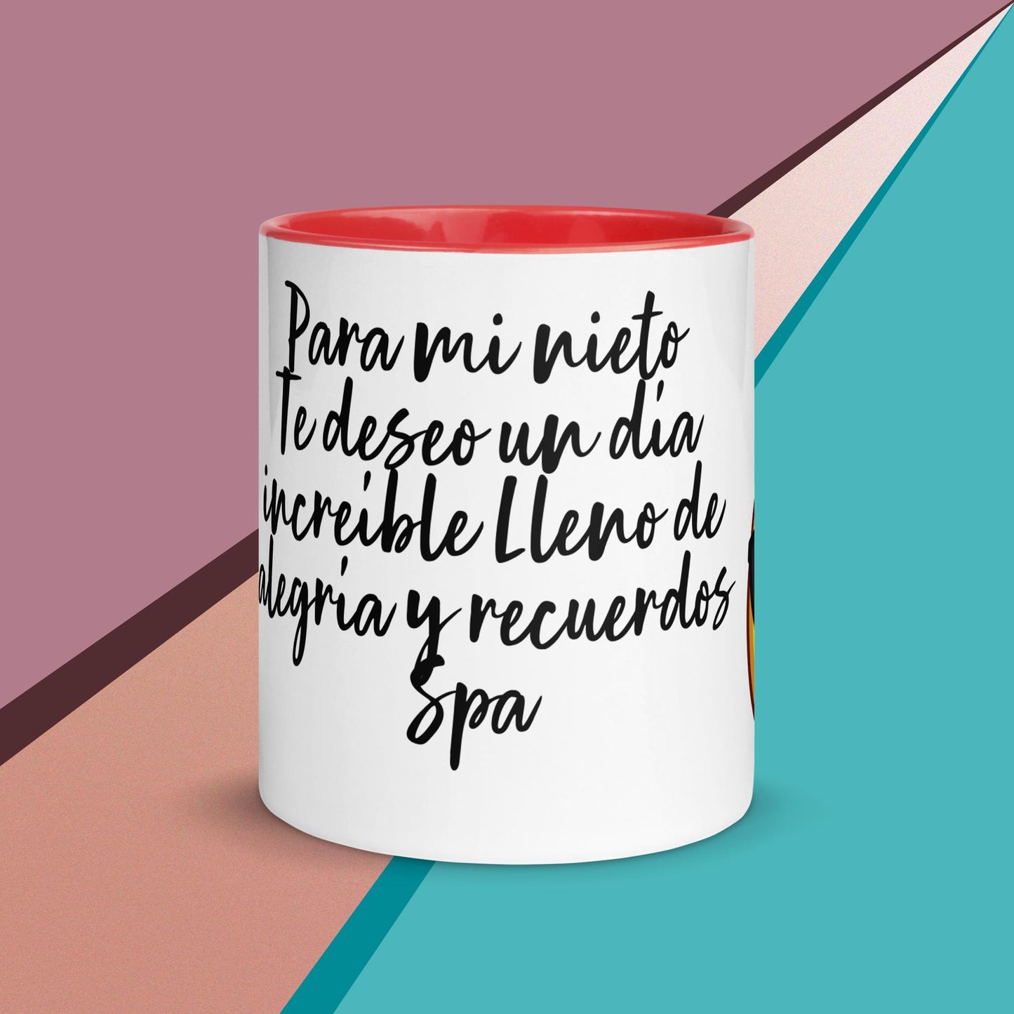Mug with Color Inside Para mi nieto