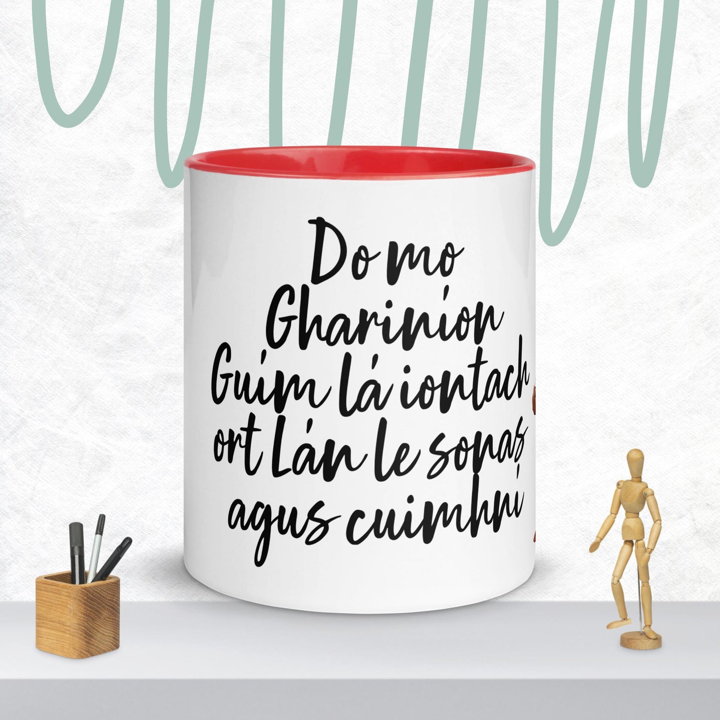 Mug with Color Inside Do mo Ghariníon