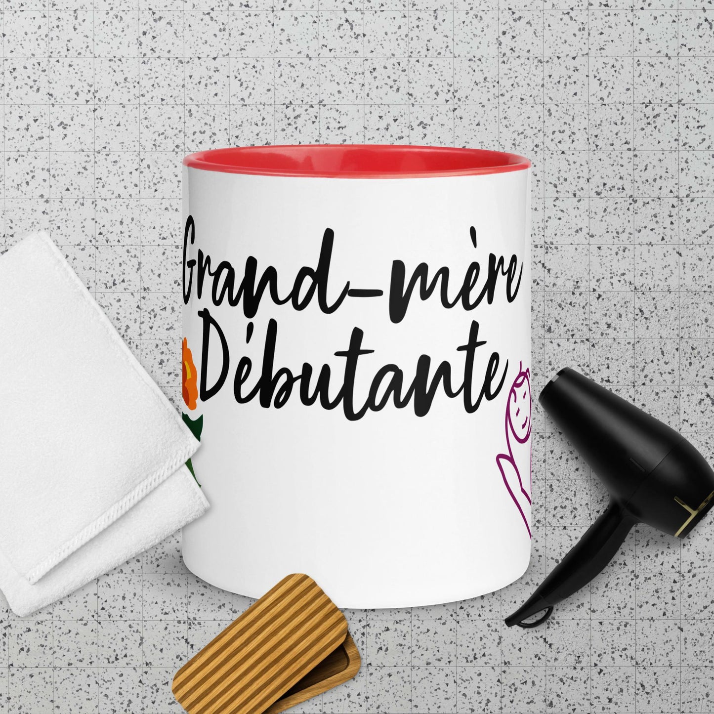 Mug with Color Inside Grand-mère Débutante