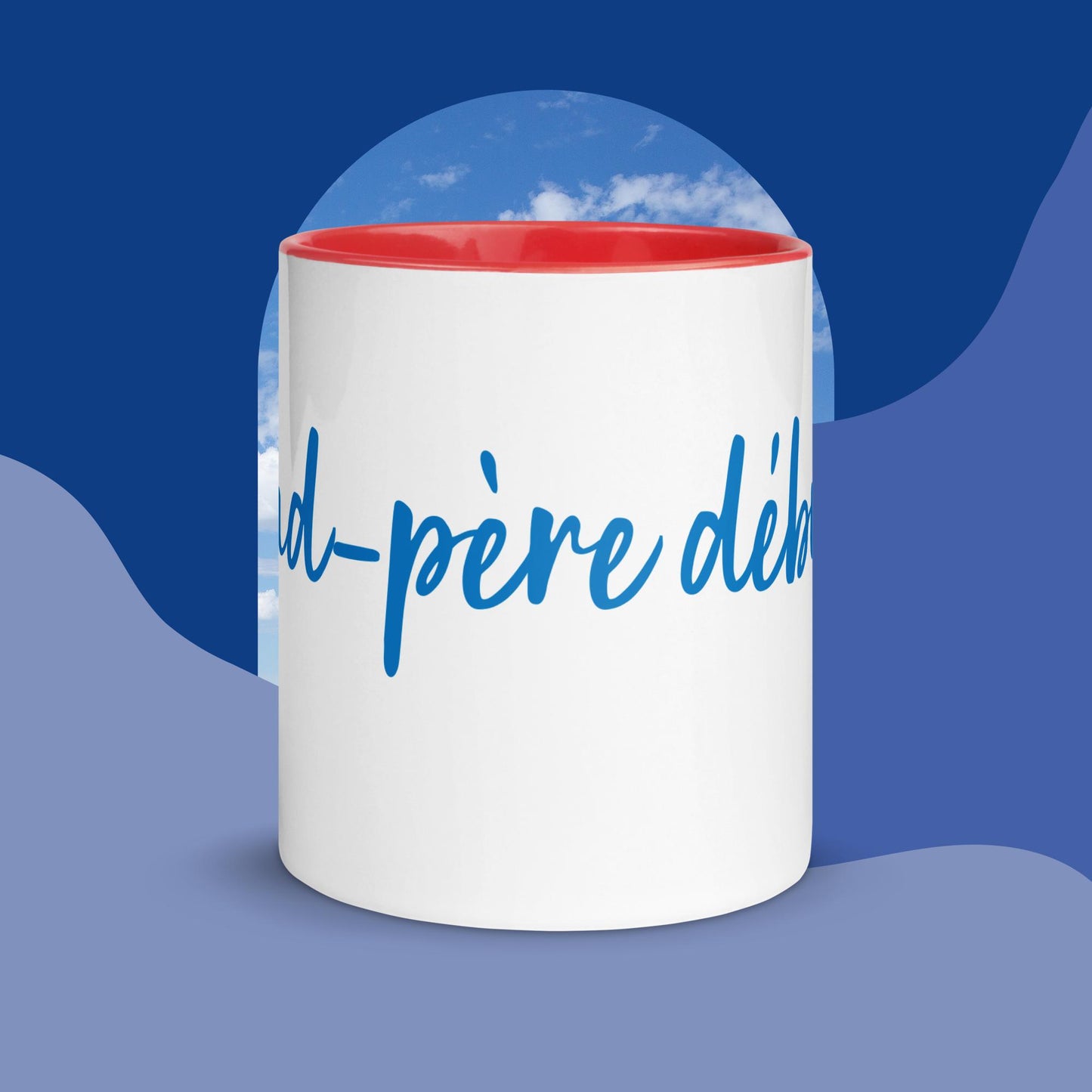 Mug with Color Inside Grand-père débutant