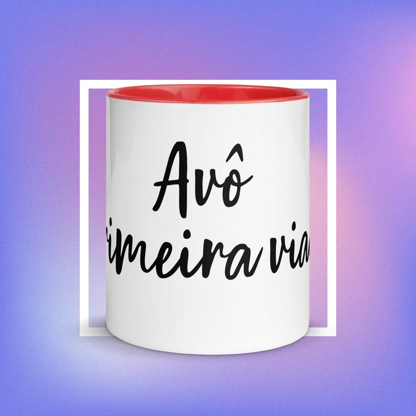 Mug with Color Avô de primeira viagem