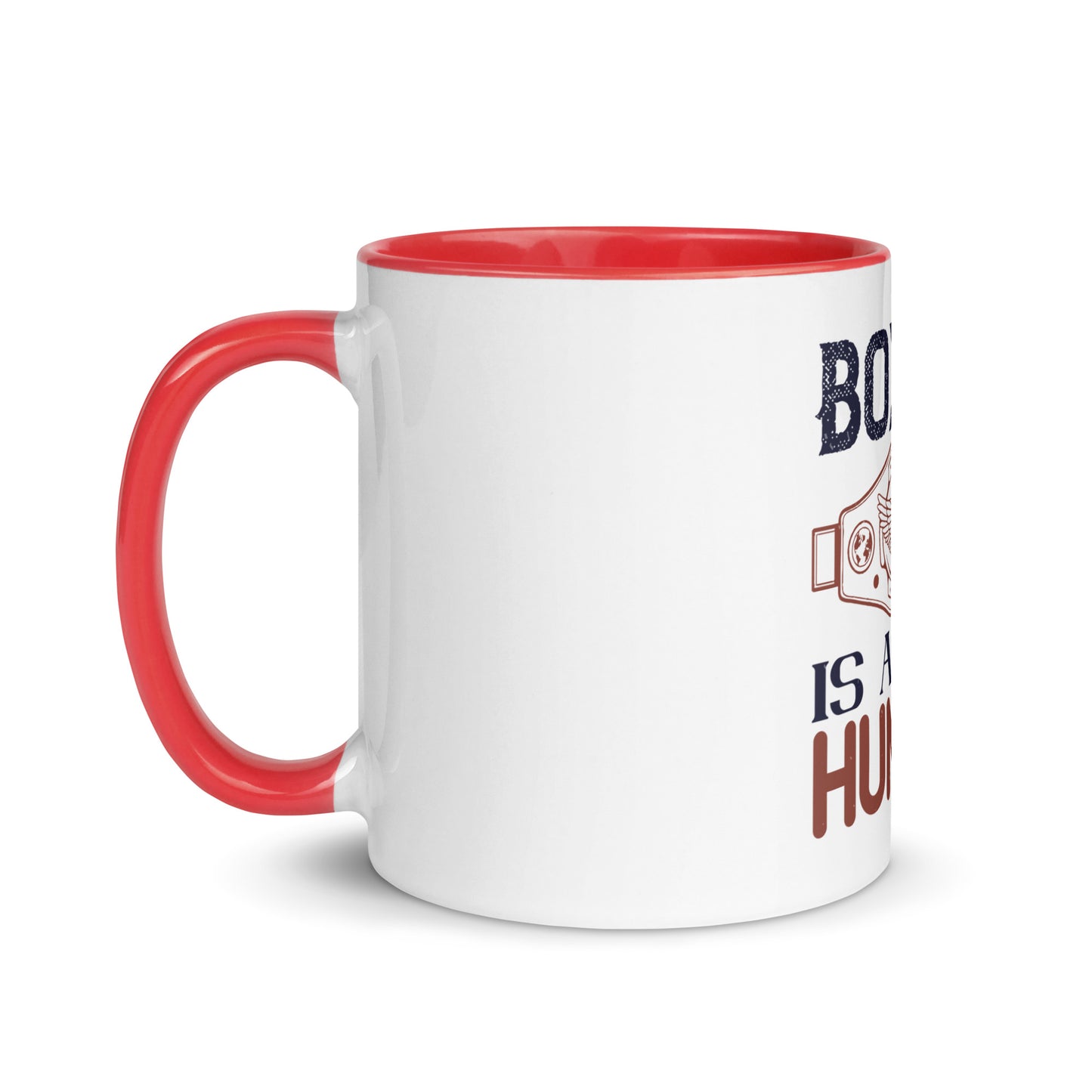 Boxing is about Hunger Mug with Colour Inside