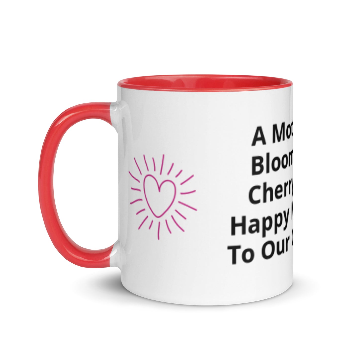 Mug with Color Inside A Mother's Love Blooms