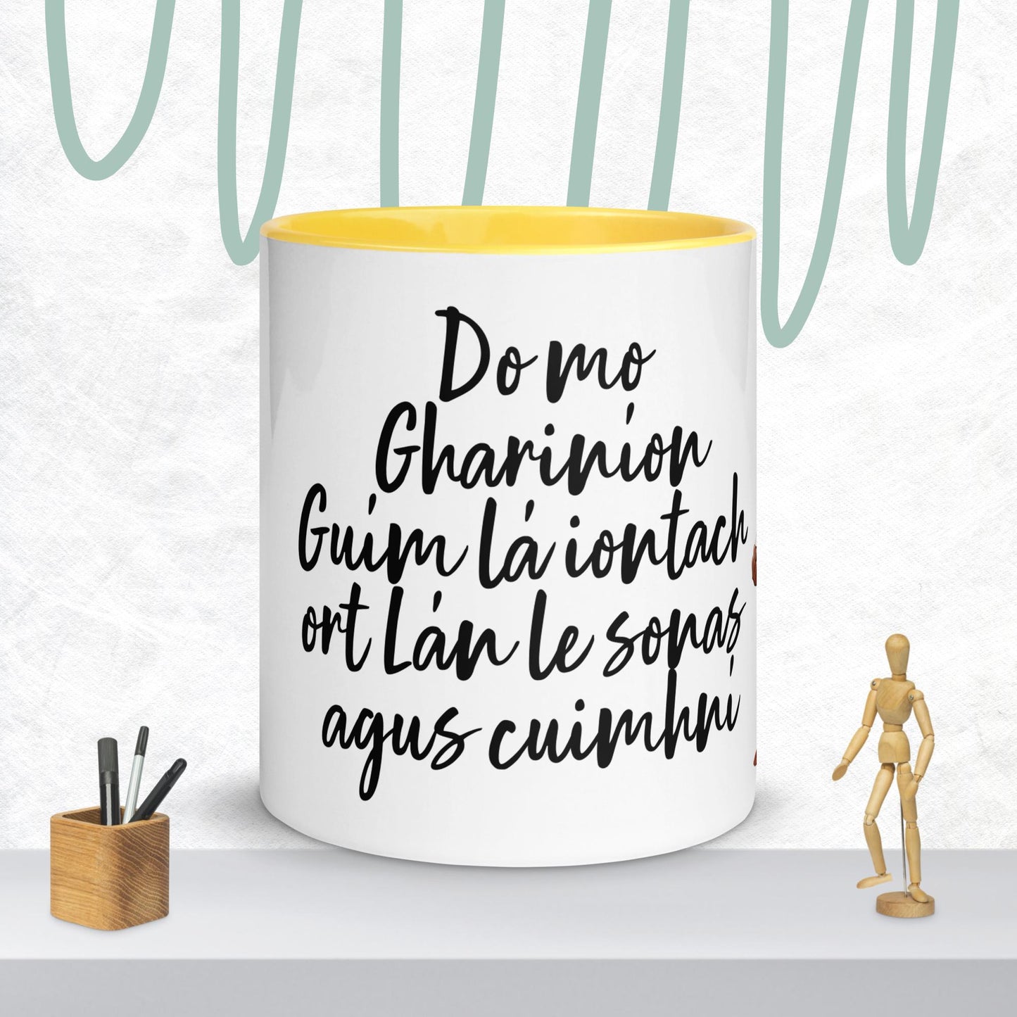 Mug with Color Inside Do mo Ghariníon