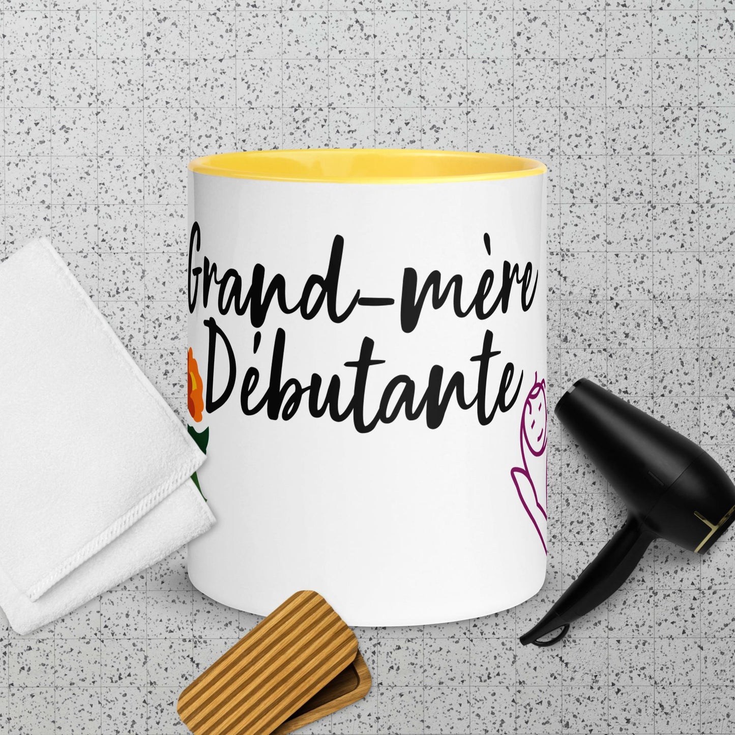 Mug with Color Inside Grand-mère Débutante