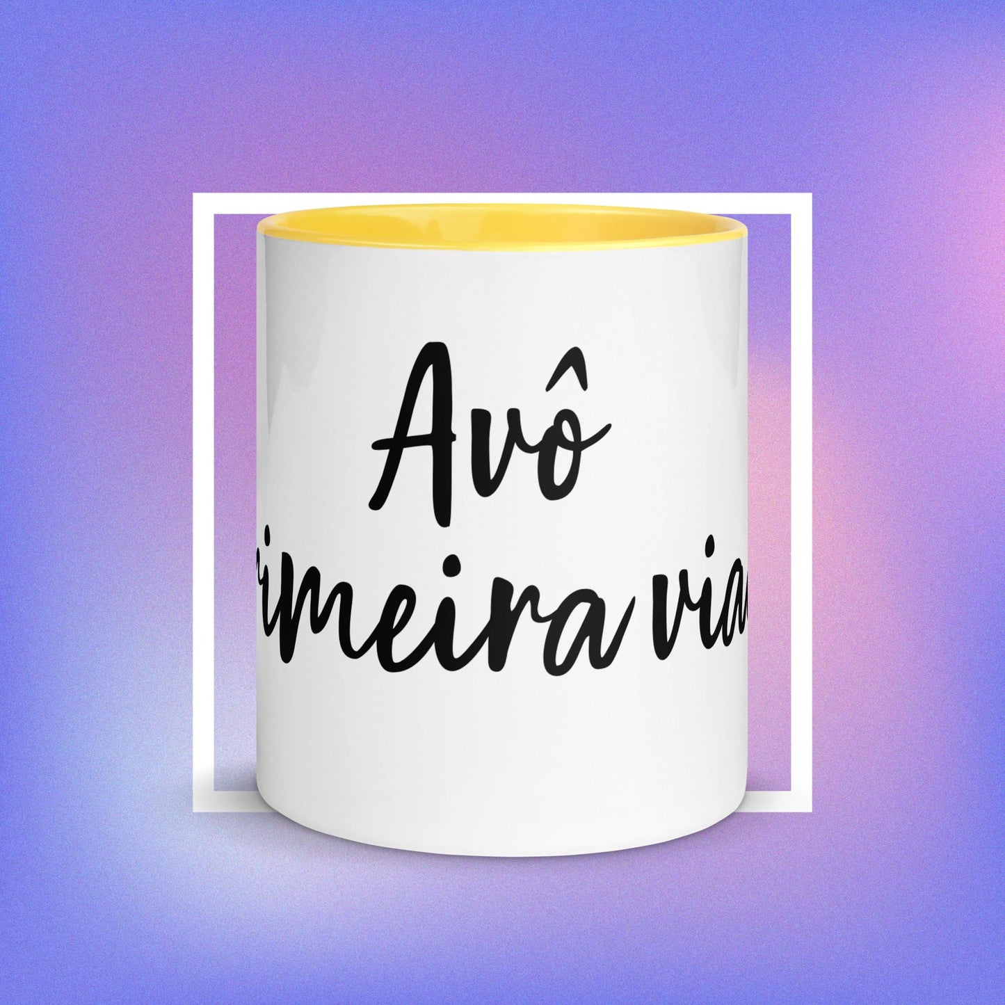 Mug with Color Avô de primeira viagem