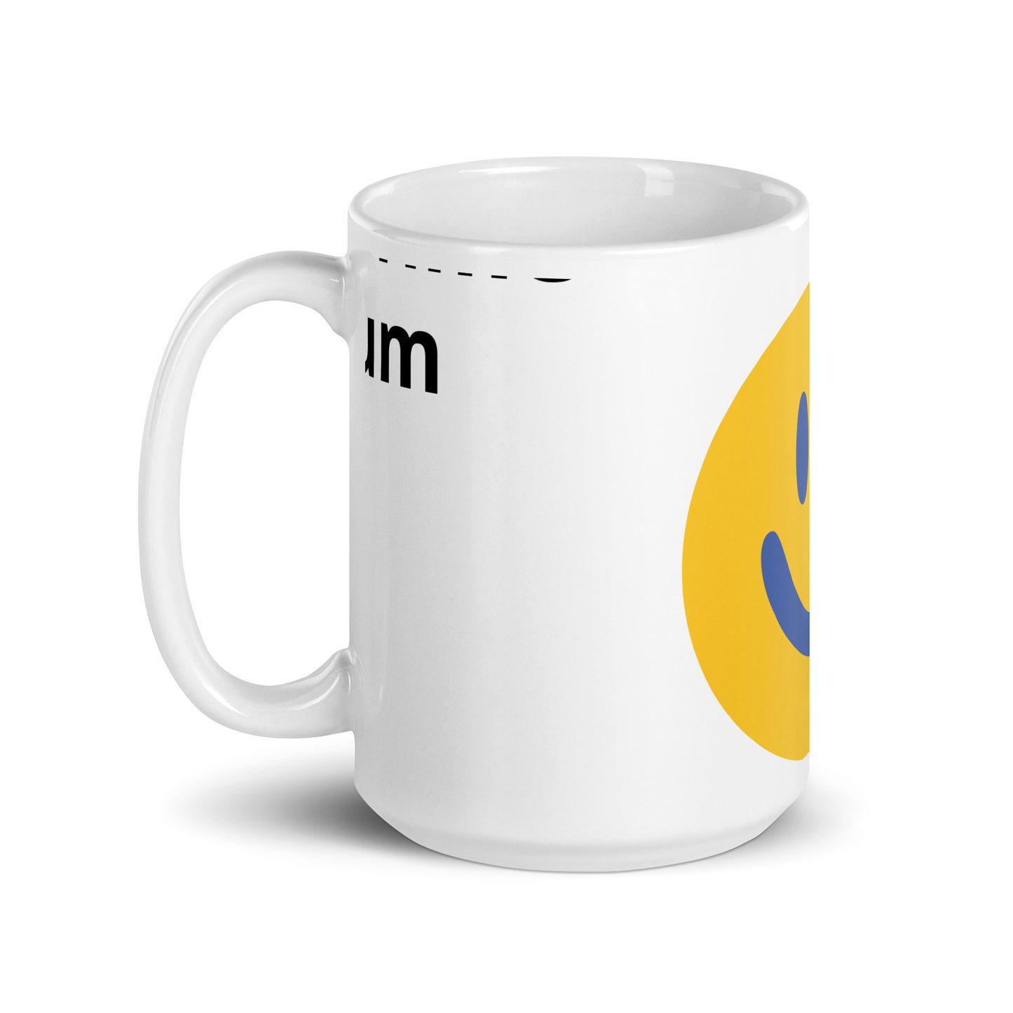 White glossy mug First Time Mum