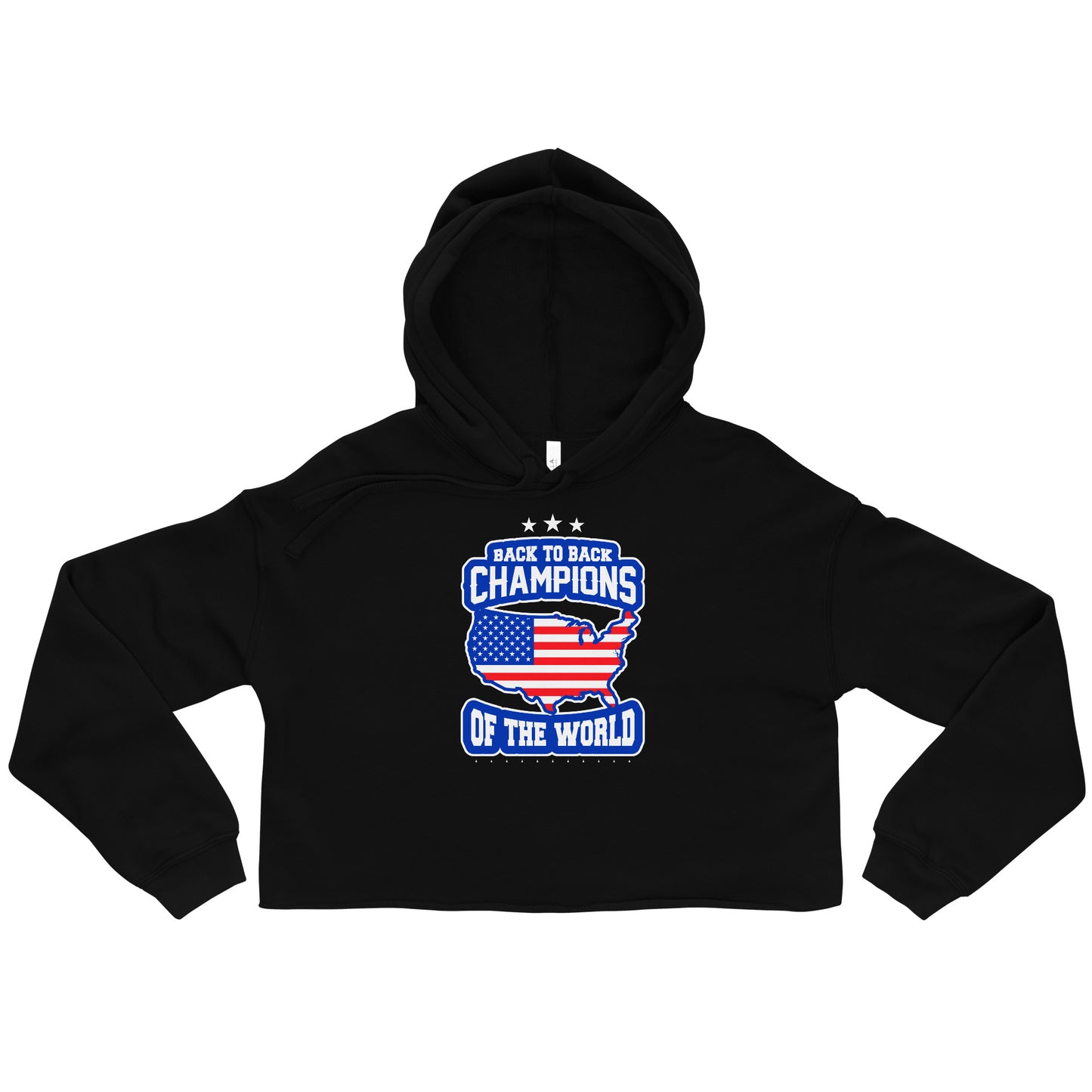 Crop Hoodie Back to Back Champions