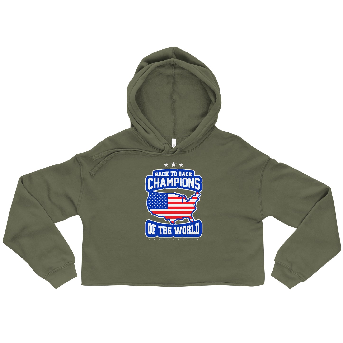 Crop Hoodie Back to Back Champions