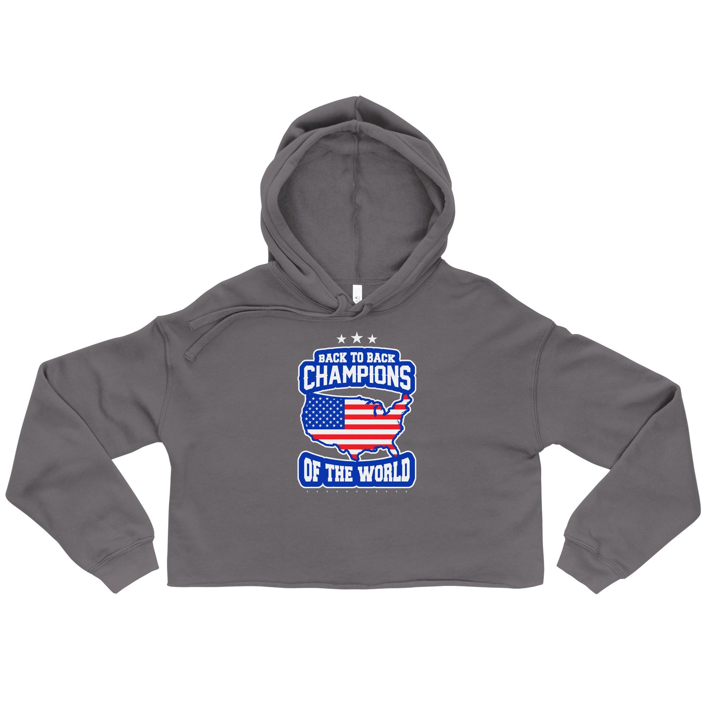 Crop Hoodie Back to Back Champions