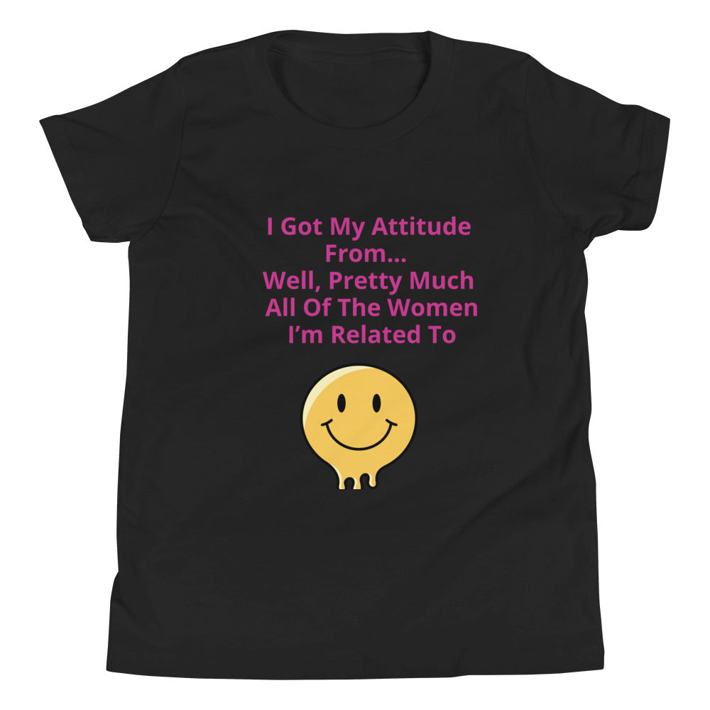 Youth Short Sleeve T-Shirt I Get My Attitude From