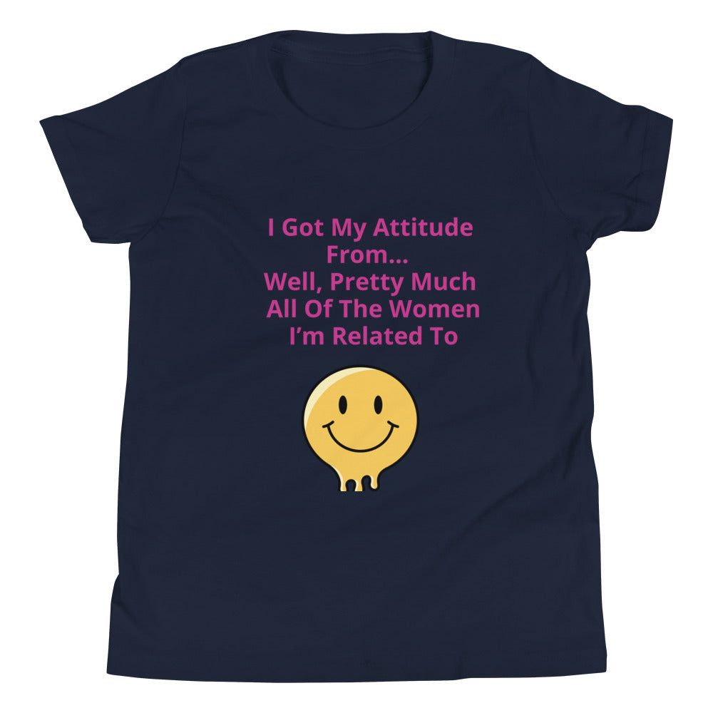 Youth Short Sleeve T-Shirt I Get My Attitude From