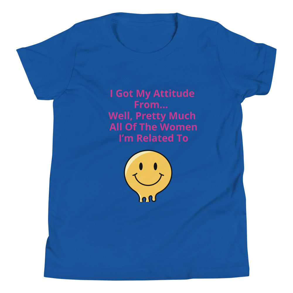 Youth Short Sleeve T-Shirt I Get My Attitude From