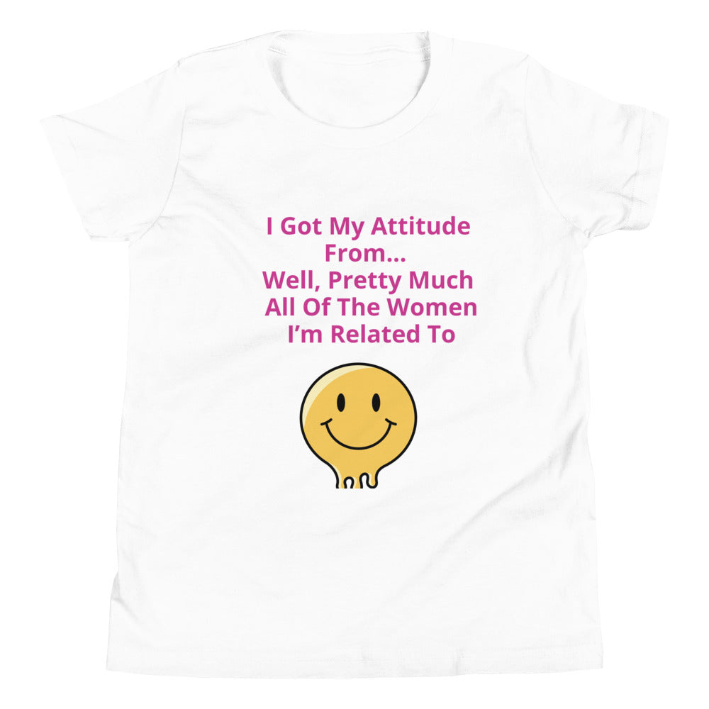 Youth Short Sleeve T-Shirt I Get My Attitude From